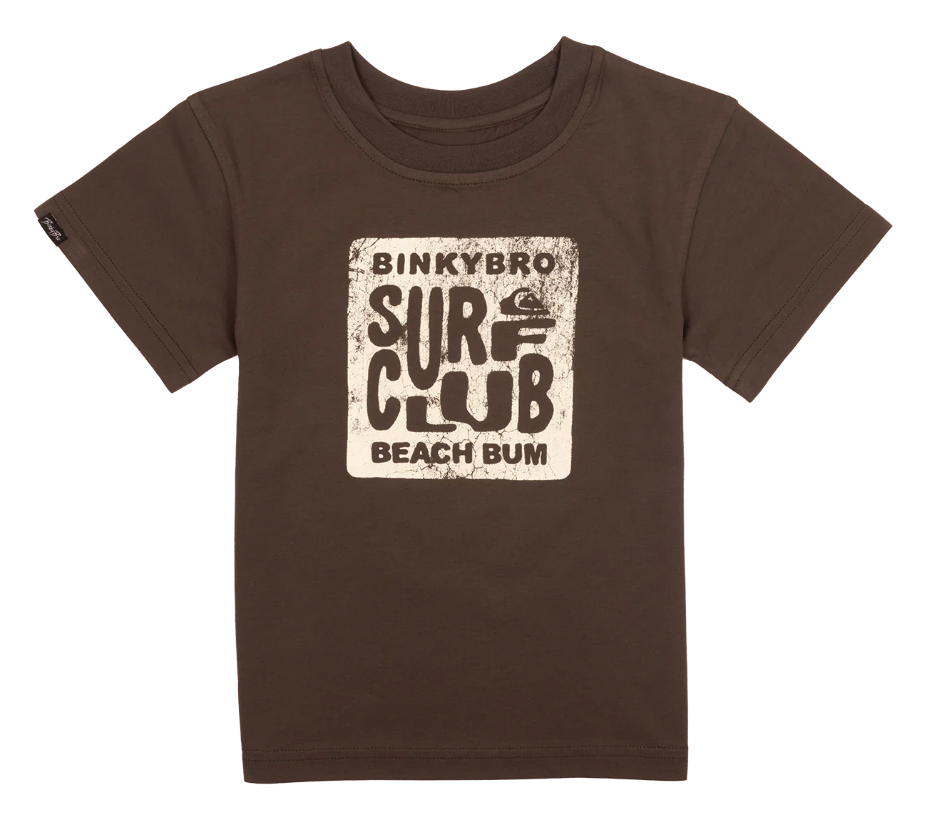 BinkyBro - BB X Quick Surf Club T Shirt - Brown