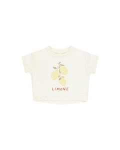 Rylee + Cru - Boxy Tee - Limone