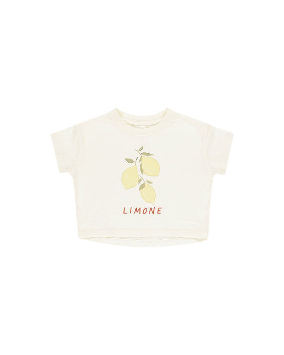 Rylee + Cru - Boxy Tee - Limone