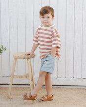 Load image into Gallery viewer, Rylee + Cru - Relaxed Tee - Poppy Stripe