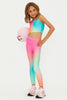 Beach Riot - Little Peppa Legging - Strawberry Sunset Ombre