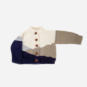 The Blueberry Hill - Sunset Cardigan - Navy