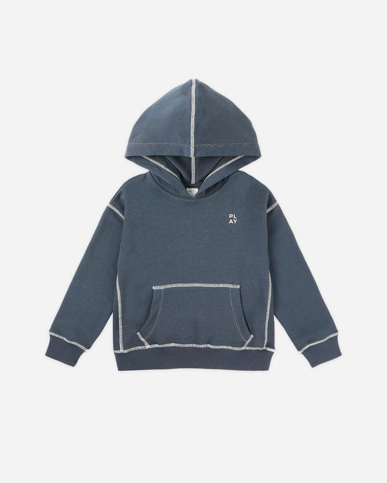 Rylee + Cru - Coast Hoodie - Heathered Navy