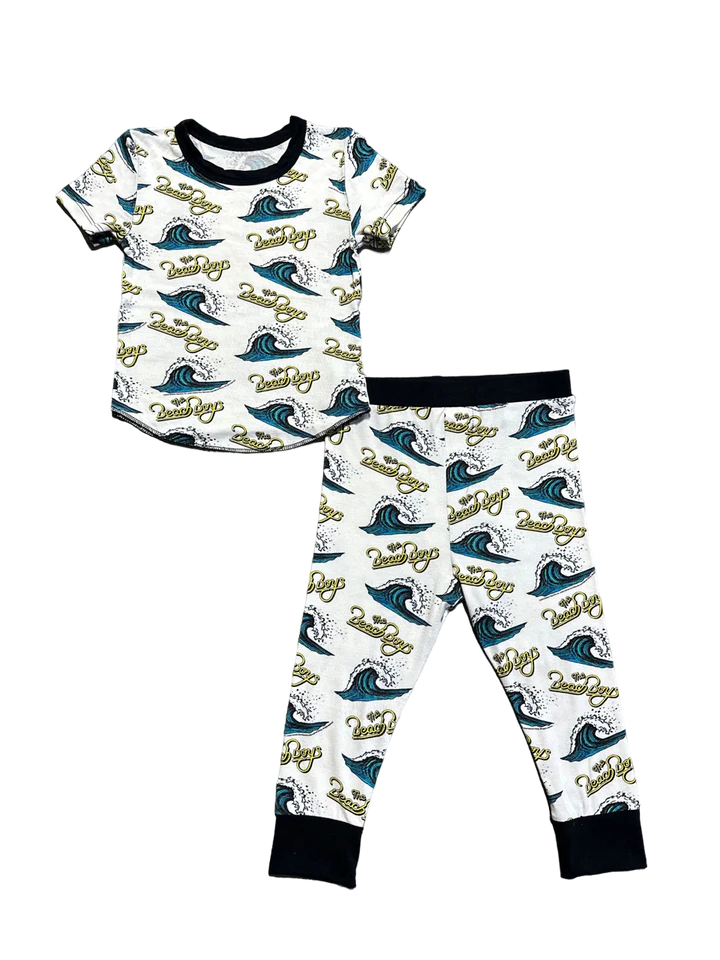 Rowdy Sprout - Beach Boys Short Sleeve Bamboo Thermal Set