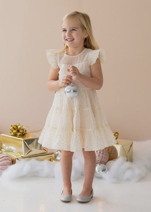 Isobella & Chloe - Heart of Gold Dress - White