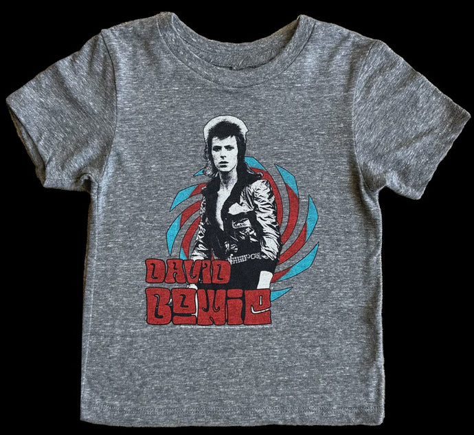 Rowdy Sprout - David Bowie SS Tee - Tri Grey