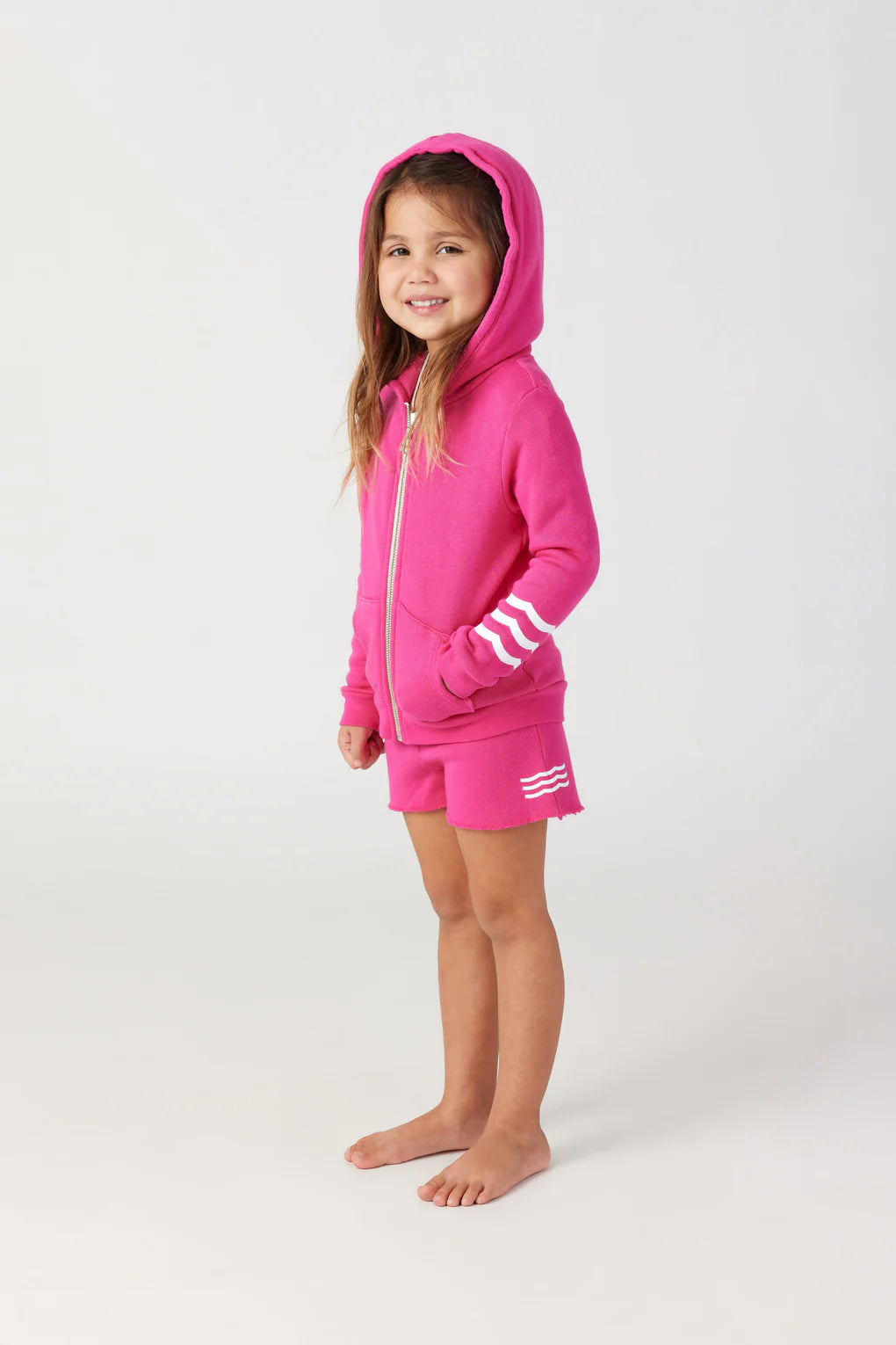 Sol Angeles - Girls Coastal Waves Short - Dahlia