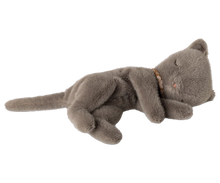 Load image into Gallery viewer, Maileg - Sleeping Kitten Plush, Small - Grey