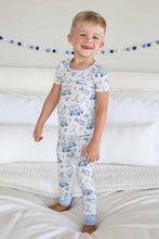 Load image into Gallery viewer, Two Piece Pajama Set - Caddie Crew Blue