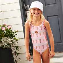 Load image into Gallery viewer, Pink Chicken - Baby Girls Claire Suit - Neapolitan Ice Cream Cones