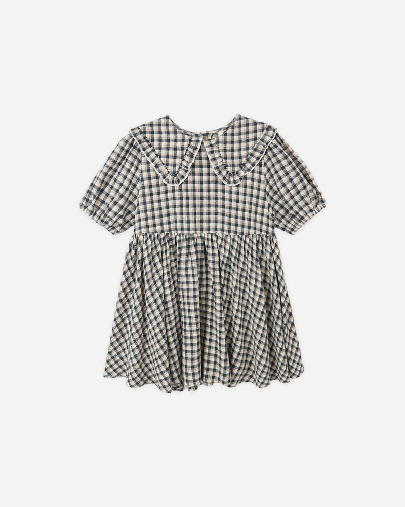 Rylee + Cru - Camille Dress - Navy Check
