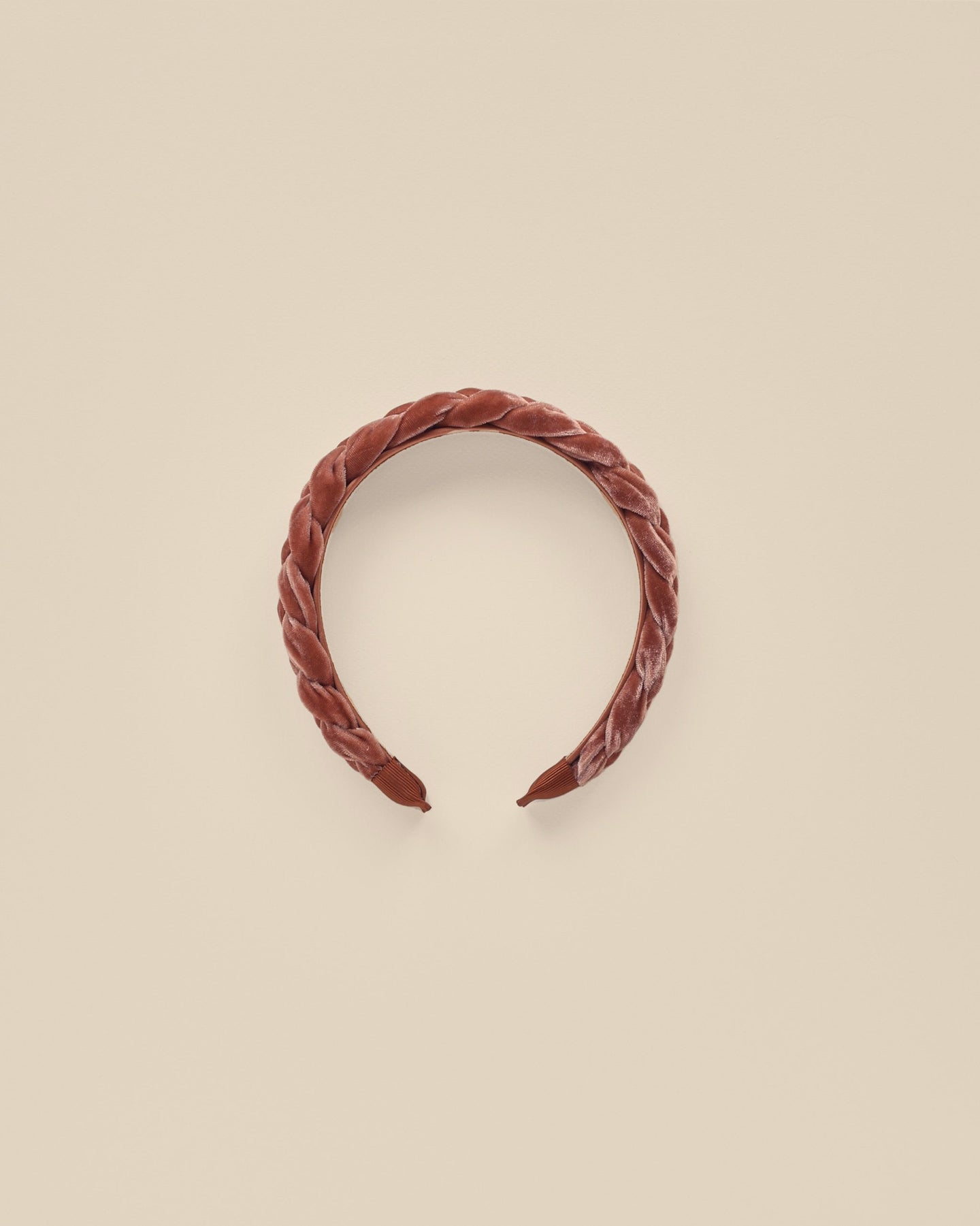 Noralee - Velvet Braided Headband - Poppy