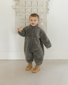 Rylee + Cru - Fuzzy Winter Jumpsuit - Forest