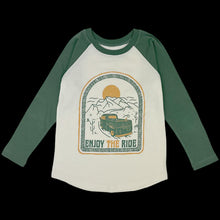 Load image into Gallery viewer, Tiny Whales - Enjoy The Ride Raglan