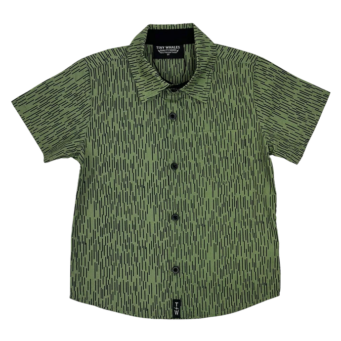 Tiny Whales - Explorer Button Up Shirt - Pine