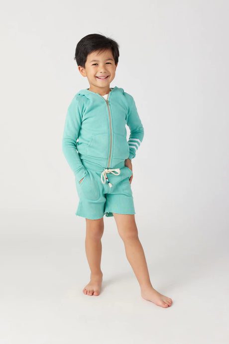 Sol Angeles - Kids Coastal Waves Zip  Hoodie - Pool