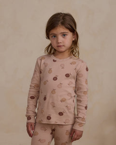 Rylee + Cru - Organic Long Sleeve Pajama Set - Ornaments