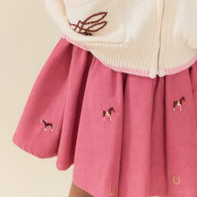 Load image into Gallery viewer, Pink Chicken - Gianna Skirt - Horse Embroidery
