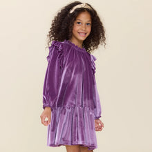 Load image into Gallery viewer, Pink Chicken - Harper Dress - Lavender Velour