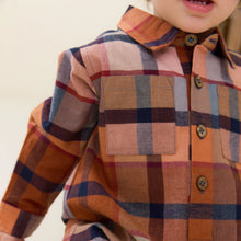 Load image into Gallery viewer, Pink Chicken - Baby Boys Easton Jumper - Hayride Plaid