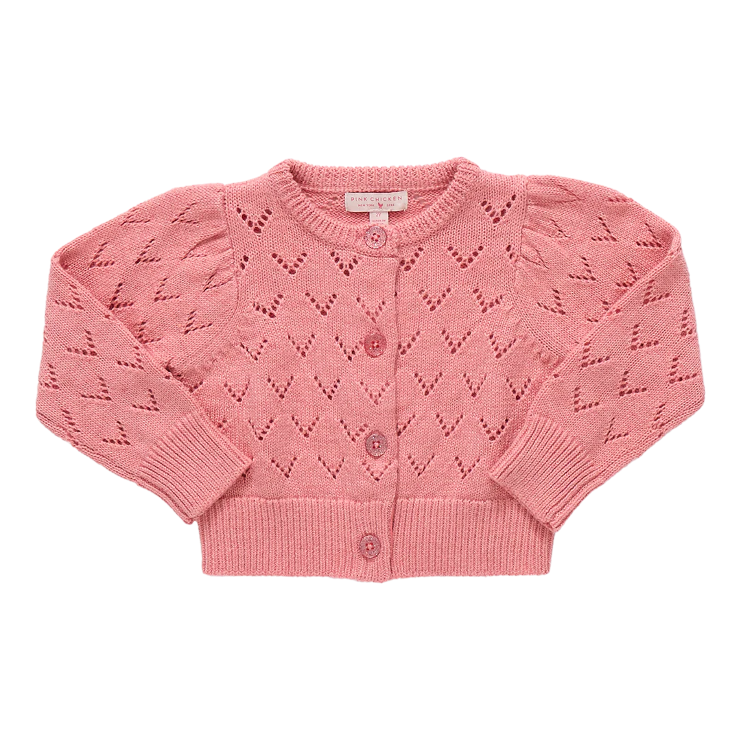 Pink Chicken - Girls Connie Sweater - Pink