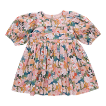 Load image into Gallery viewer, Pink Chicken - Evelyn Dress - Watercolor Floral