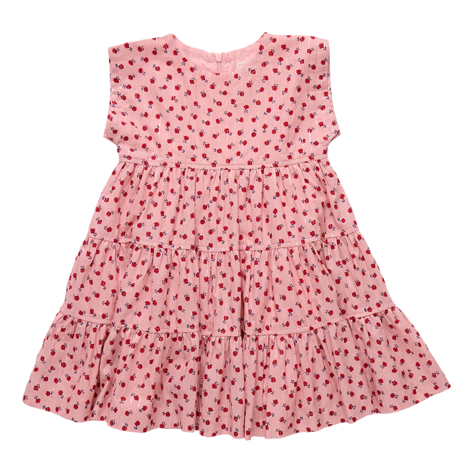 Pink Chicken - Peachy Dress - Pink Tiny Roses