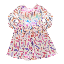 Load image into Gallery viewer, Pink Chicken - Girls Lame Steph Dress - Halloween Candy