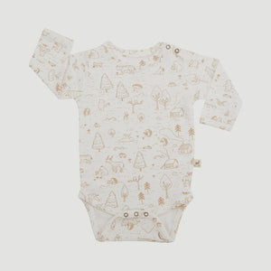 Red Caribou - Organic Onesie - The Story Ivory