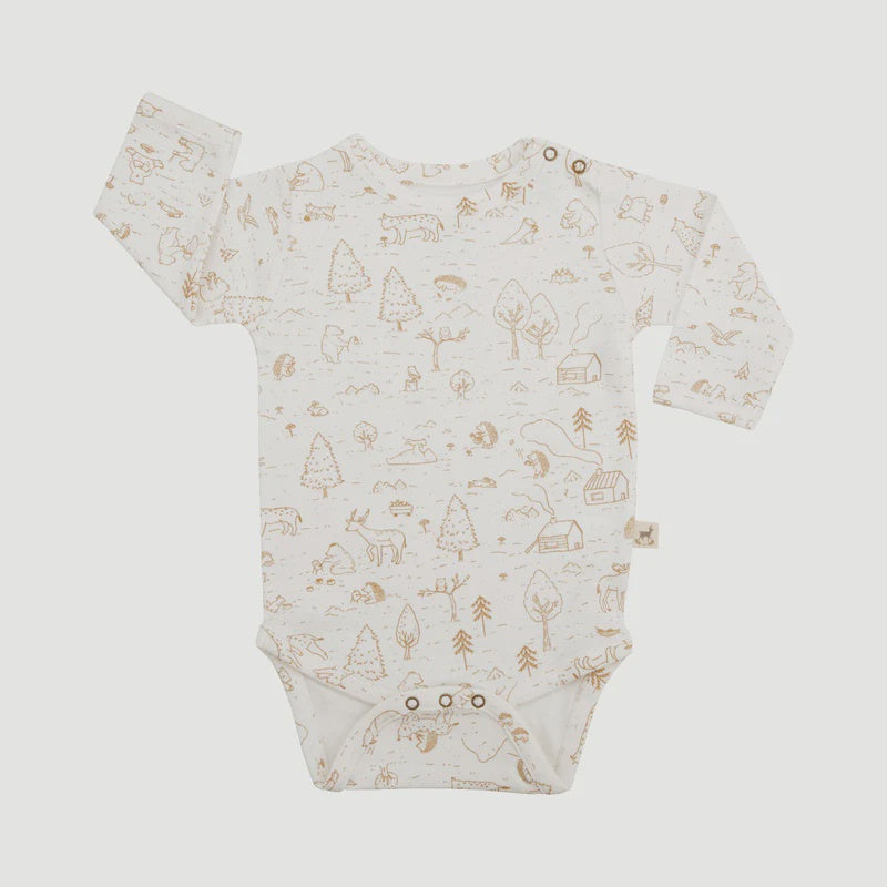 Red Caribou - Organic Onesie - The Story Ivory