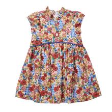 Load image into Gallery viewer, Pink Chicken - Girls Fatima Dress - Watercolor Meadow