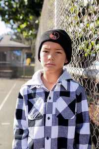 Upland Flannel Shacket - Black