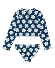 Load image into Gallery viewer, Feather 4 Arrow - Waves 4 Days L/S Rash -Kini -Navy
