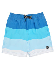 Load image into Gallery viewer, Feather 4 Arrow - Wave Stripe Volley Trunk - Seaside Blue