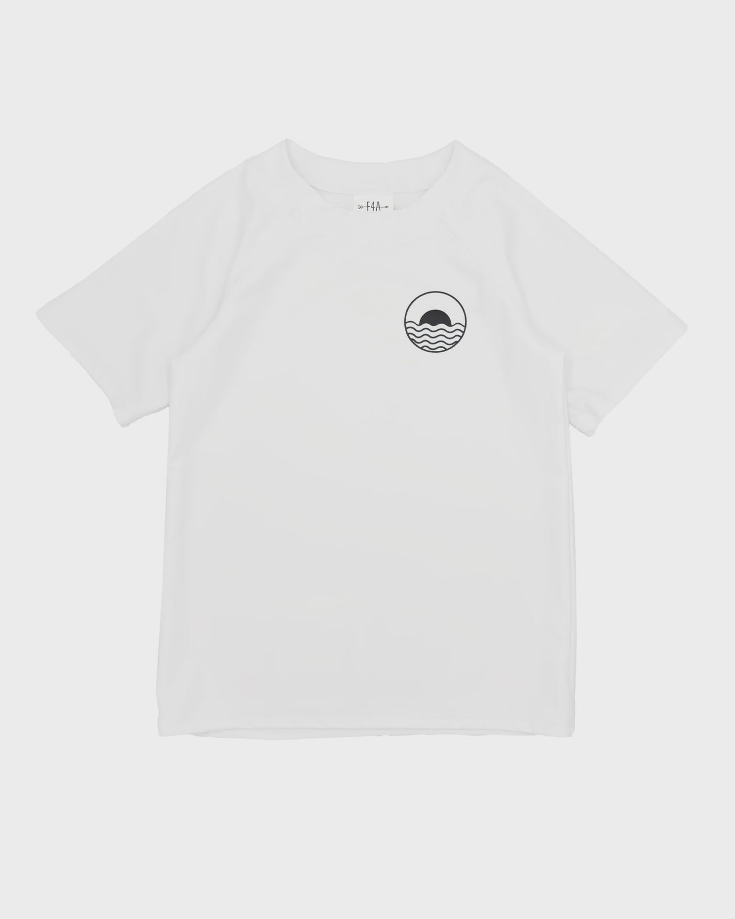 Feather 4 Arrow - Icon S/S Rashguard - White