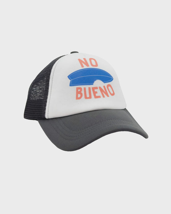 Feather 4 Arrow - No Bueno Trucker Hat - Charcoal/White