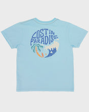 Load image into Gallery viewer, Feather 4 Arrow - Lost in Paradise Vintage Tee - Crystal Blue