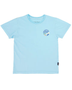 Feather 4 Arrow - Lost in Paradise Vintage Tee - Crystal Blue