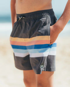 Feather 4 Arrow - Vintage Stripe Volley Trunk - Lava Rock