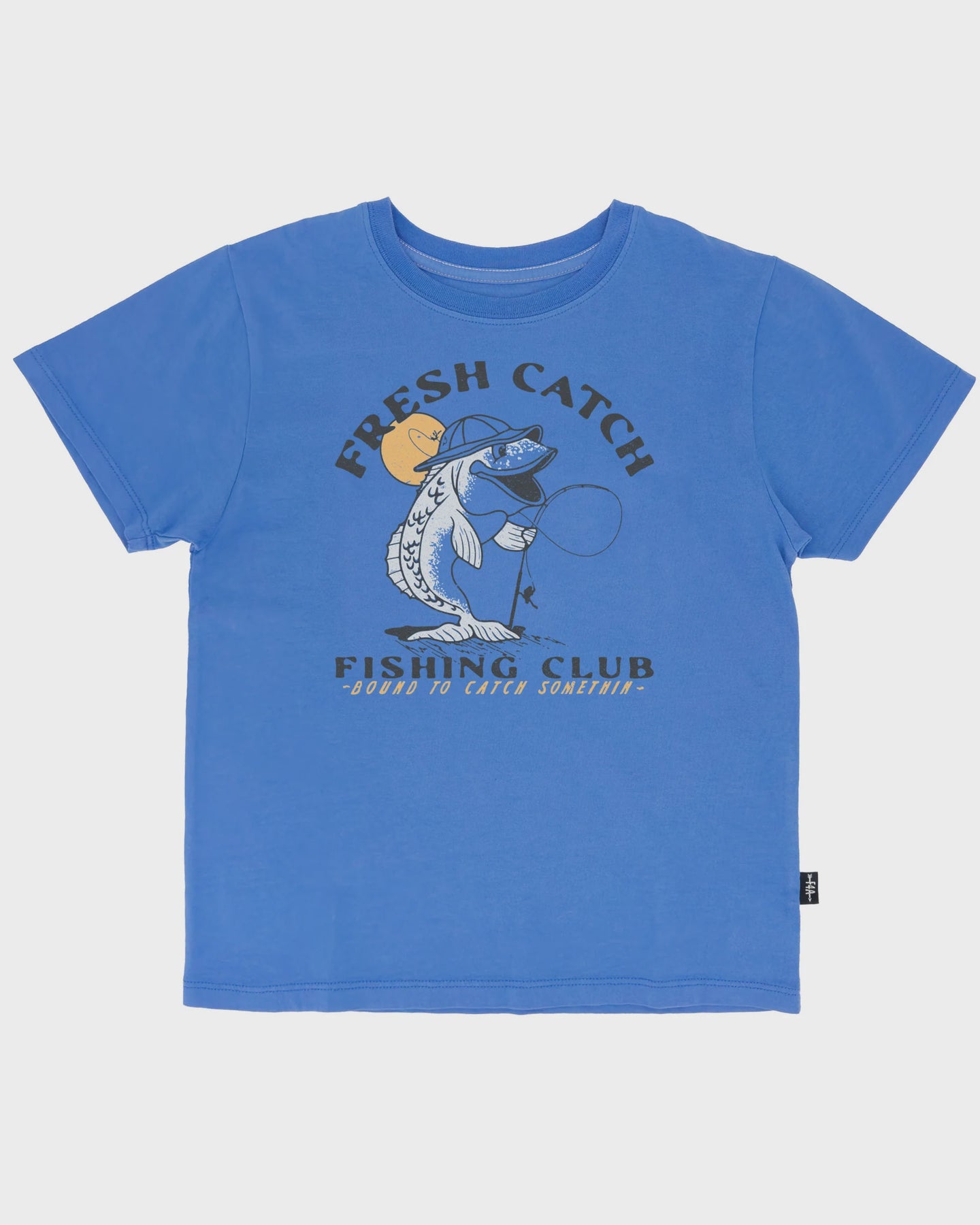 Feather 4 Arrow - Fresh Catch Vintage Tee - Marina Blue