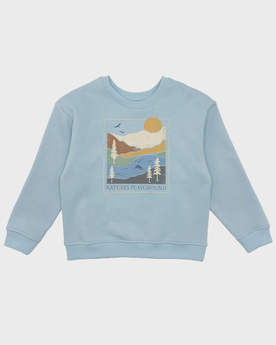 Feather 4 Arrow - Ryder Outdoor Sweatshirt - Faded Denim