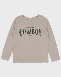 Feather 4 Arrow - Cowboy L/S Tee - Mushroom