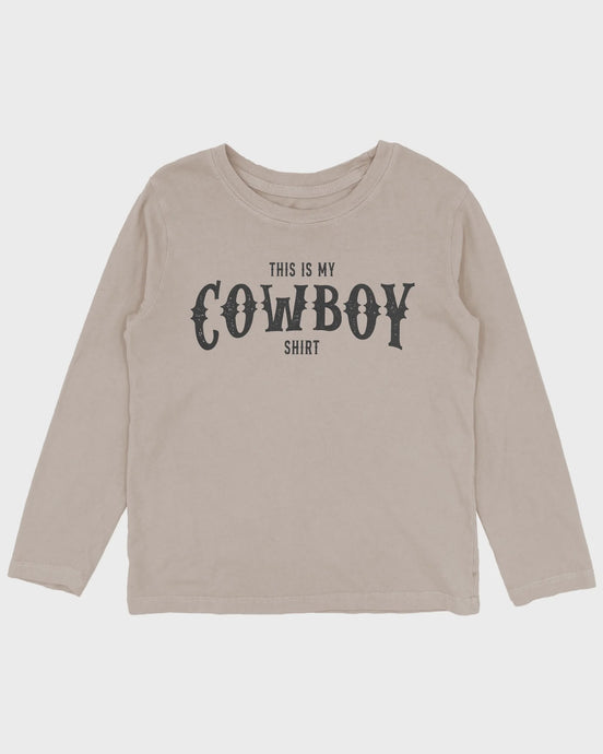 Feather 4 Arrow - Cowboy L/S Tee - Mushroom