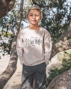 Feather 4 Arrow - Cowboy L/S Tee - Mushroom
