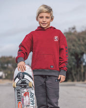 Load image into Gallery viewer, Feather 4 Arrow - Hadley Moto Hoodie -Deep Red