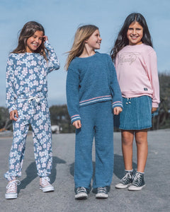 Feather 4 Arrow - Coziest Knit Pant  - Dusty Blue