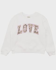 Feather 4 Arrow - Love Oversized Sweatshirt - Ivory