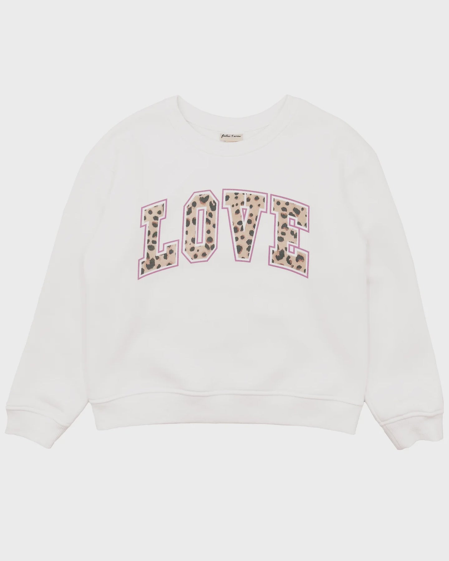 Feather 4 Arrow - Love Oversized Sweatshirt - Ivory