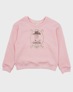 Feather 4 Arrow - Cowgirl Oversized Sweatshirt - Pale Rose