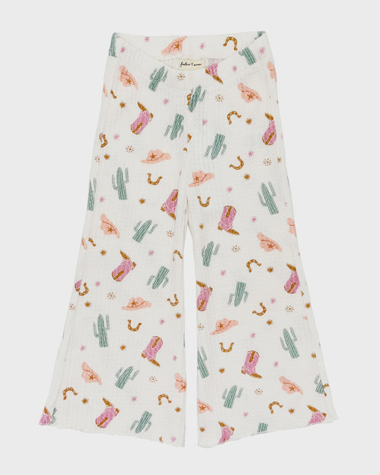 Feather 4 Arrow - Melanie Thermal Bell Bottom - Ivory